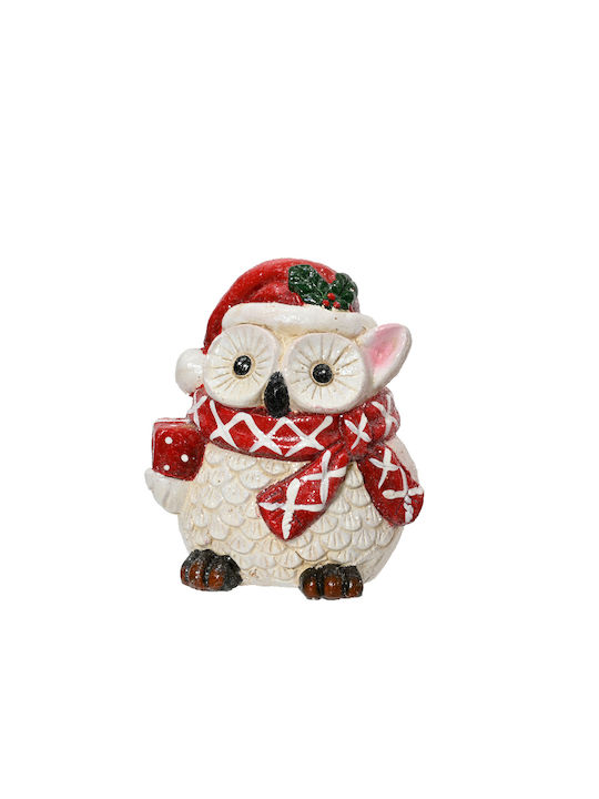 Kaemingk Weihnachtliche Keramisch Figur Eule Hö...