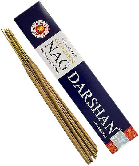 Vijayshree Bețișoare Parfumate Golden Nag 15buc 15gr
