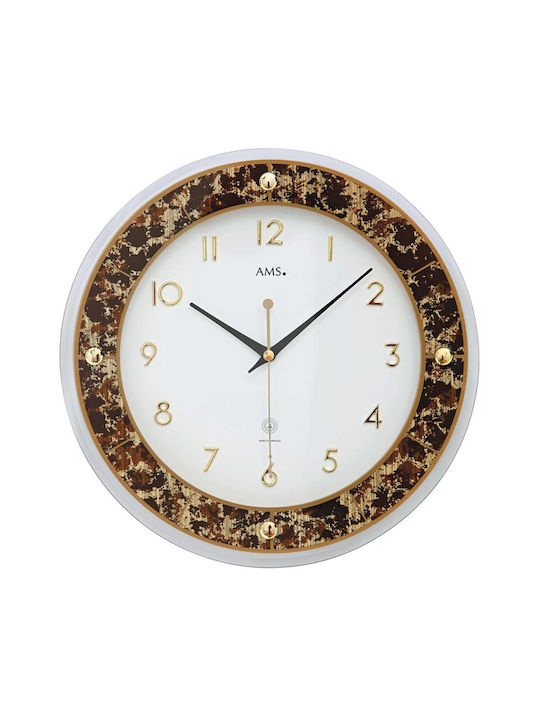 AMS Wall Clock White