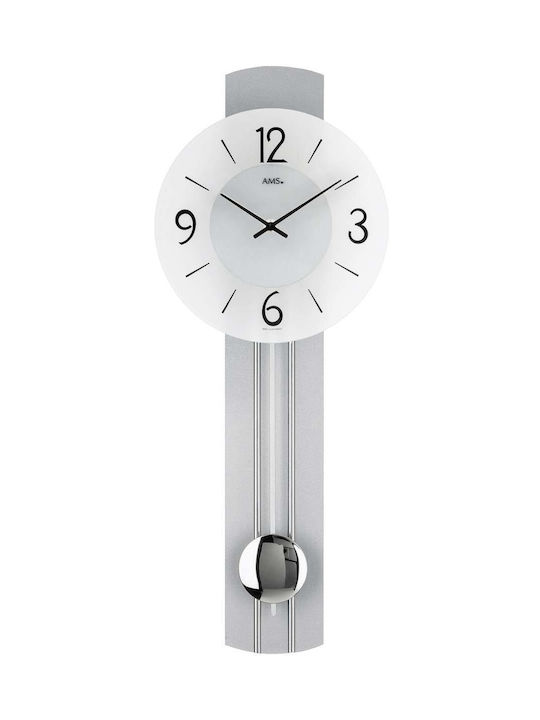 AMS Wall Clock Gray