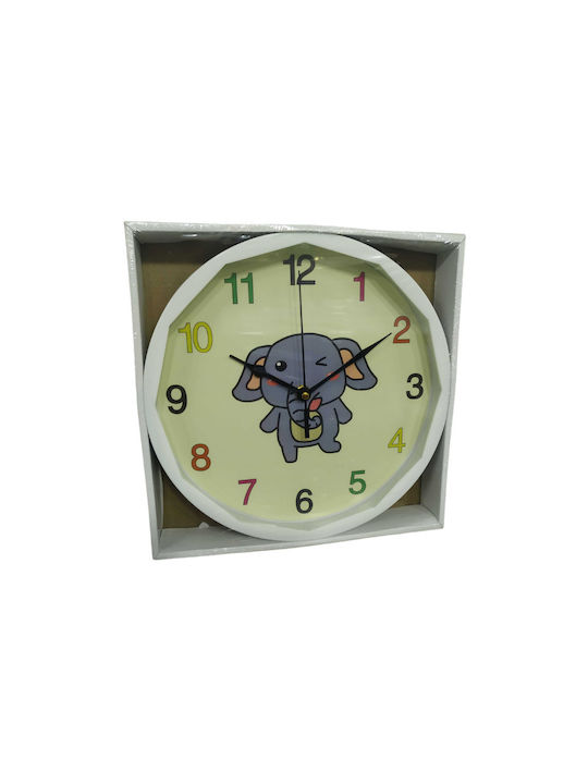 Plastic Wall Clock 26cm