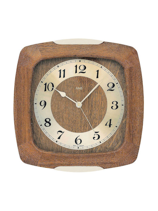 AMS Wall Clock Gold