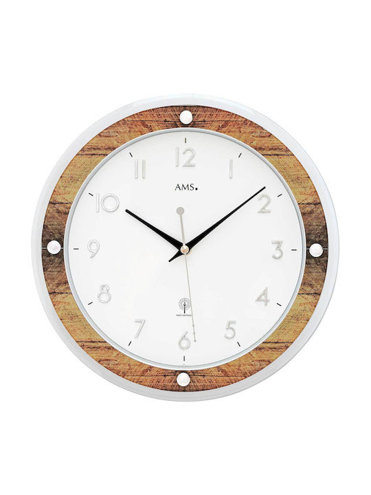 AMS Wall Clock White