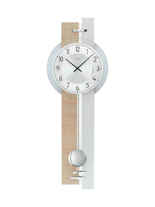 AMS Wall Clock Gray