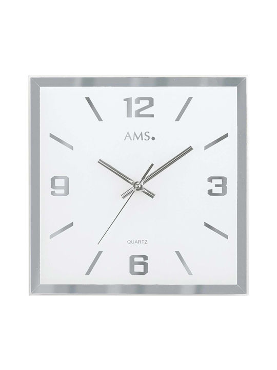 AMS Wall Clock Black