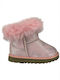 Ustyle Kids Boots with Zipper Pink