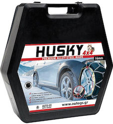 Husky Nu 265 Lanțuri Antiderapante cu Grosime 16mm pentru Autoturism 2buc