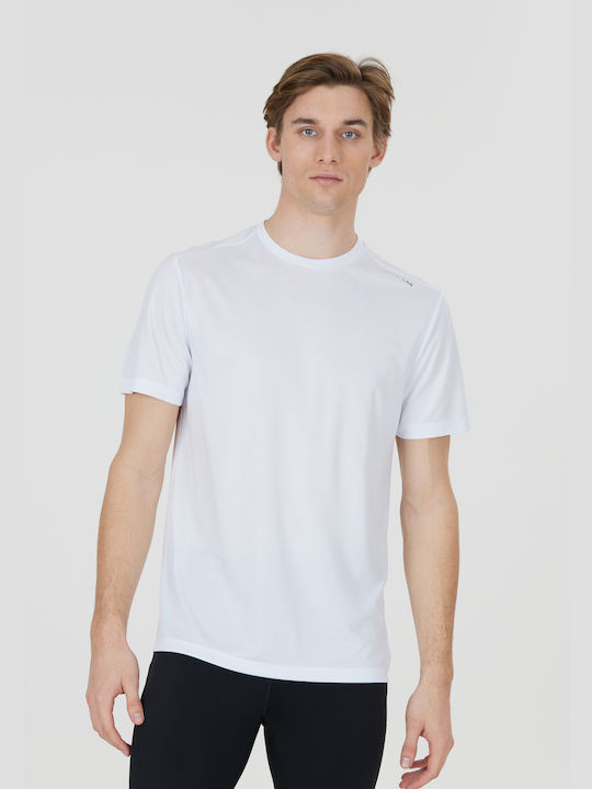 Elite Lab Men's Athletic T-shirt Short Sleeve White.