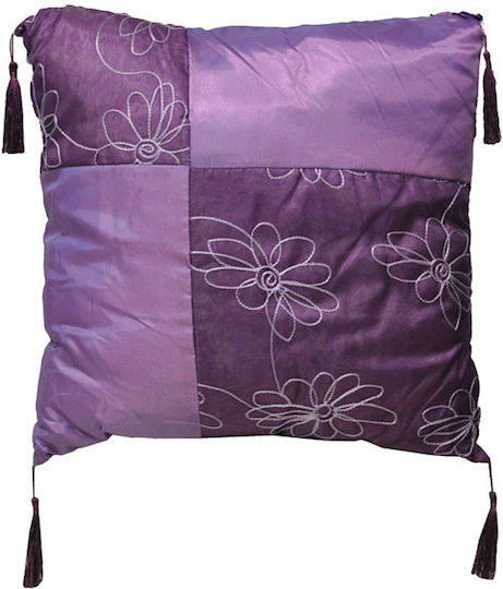 POL Throw Pillow Purple 40x40cm