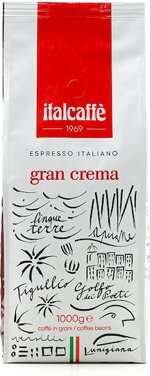 Italcafe Espresso Coffee Gran Crema Whole Beans 1kg
