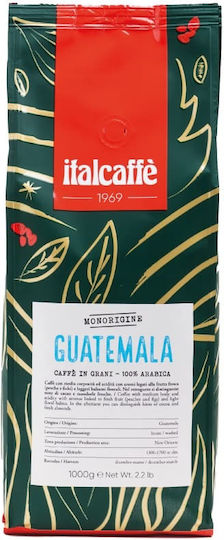 Italcafe Кафе Еспресо Едносортово Арабика Гватемала Single Origin на Зърна 1kg