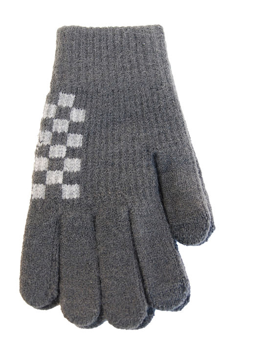 Vamore Gray Gestrickt Handschuhe Berührung