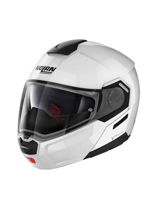 Nolan N90-3 Special N-Com Pure White 15 Motorradhelm Aufklappbar ECE 22.06 1630gr