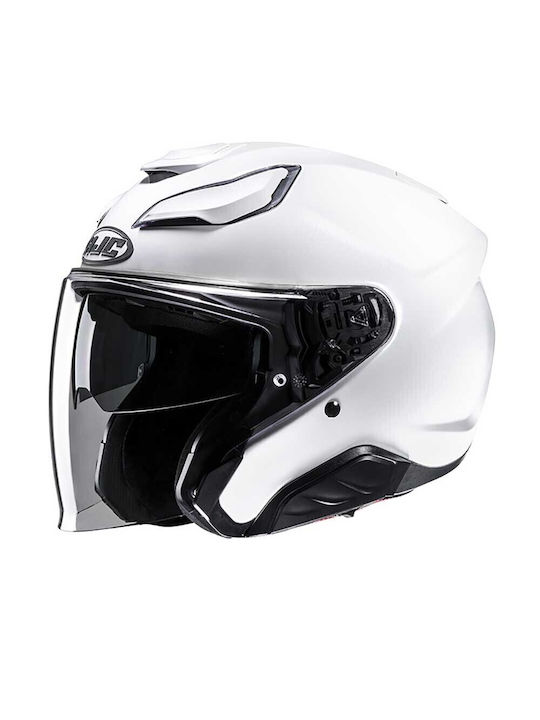 HJC F31 Pearl White Κράνος Μηχανής Jet ECE 22.0...