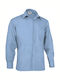 Valento Oporto Men's Long Sleeve Work Shirt Light Blue