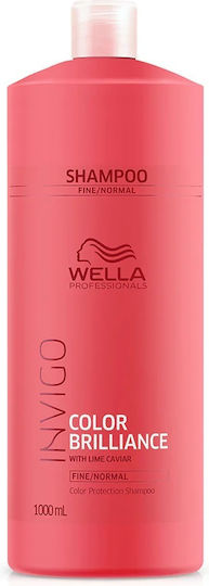 Wella Invigo Color Brilliance Σαμπουάν Αναδόμησης/Θρέψης & Διατήρησης Χρώματος για Βαμμένα Μαλλιά 1000ml
