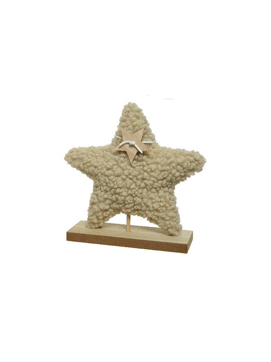 Kaemingk Wood Christmas Decorative Star 14.5x6x25cm Brown