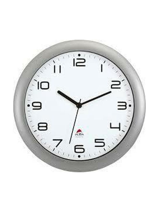 Archivo 2000 Hornew M Wall Clock Glass Gray Ø30cm