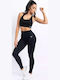 Women's Sports Bra without Padding Black