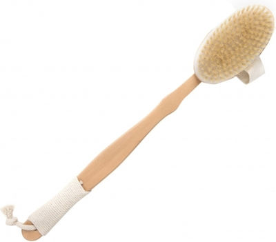 Ro-Ro Accessories Back Bath Brush with Wooden Handle