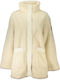 Tastrolabe Women's Short Puffer Jacket for Winter Beige