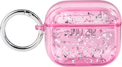 Sonique Case Plastic with Hook in Pink color for Apple AirPods Pro 2