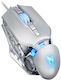 T-Wolf G530 Gaming Ποντίκι 6400 DPI Ασημί