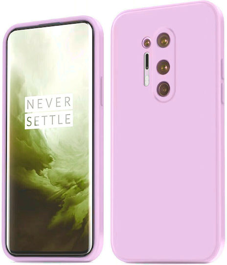 Bodycell Square Liquid Back Cover Σιλικόνης Light Violet (OnePlus 8 Pro)