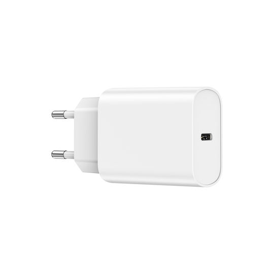 Wiwu Φορτιστής Χωρίς Καλώδιο με Θύρα USB-C 20W Power Delivery Λευκός (WI-U001)