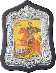 Agion Oros CHaitidis Imaginea Sfântul Dumitru Metal 28x20cm