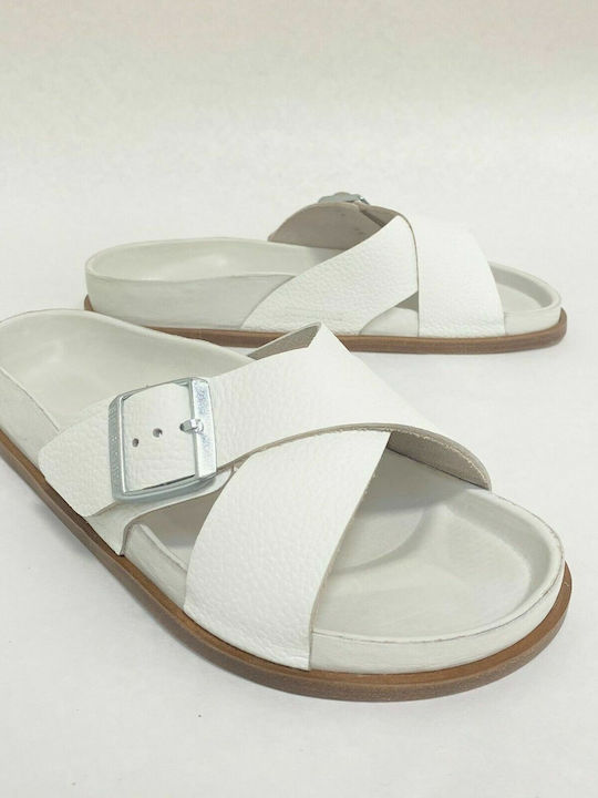 Birkenstock 'bs Classic Siena Γυναικεία Σανδάλια σε Λευκό Χρώμα