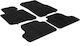 Auto Gs Set of Front and Rear Mats 4pcs for Renault Coupe BMW Series 4 Hyundai Coupe Black