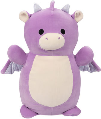 Jazwares Plush Squishmallows HugMees Dina The Dragon for 3+ Years 35 cm