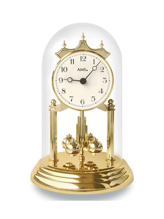 AMS Ams 1201 Tabletop Clock Gold