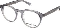 Superdry Acetat Brillengestelle mit Rezept Grau...