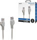 NOD U/UTP Cat.6 (Gigabit) Καλώδιο Δικτύου Ethernet 2m Γκρι