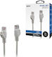 NOD U/UTP Kat.6 Ethernet Netzwerkkabel 3m Grau
