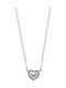 Breeze Necklace with design Heart from Silver