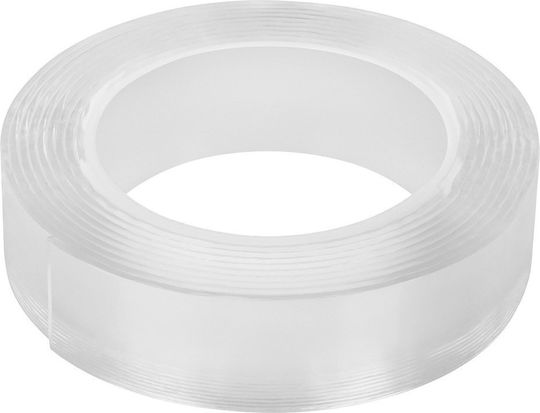 Rebel Self-Adhesive Double-Sided Tape Transparent 30mmx3m 1pcs