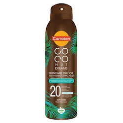 Carroten Coconut Dreams Αδιάβροχο Αντηλιακό Λάδι για το Σώμα SPF20 σε Spray 150ml