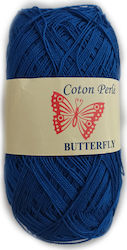 Petalouda Perle Baumwollgarn Blau