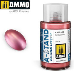 Ammo Stand Χρώμα Μοντελισμού Hot Metal Red 30ml