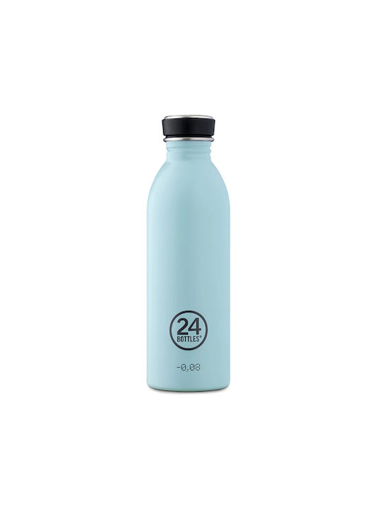 24Bottles Stainless Steel Water Bottle 500ml Blue