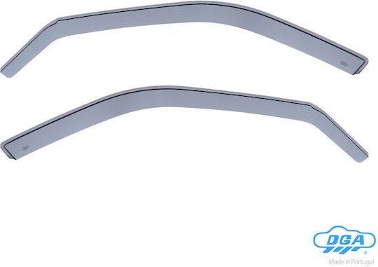 DGA Set of Windbreakers Front Car Dark Fime for Citroen Xsara 1997-2006 2pcs