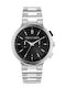 Trussardi Men's Watch 43mm Battery with Silver Metal Bracelet