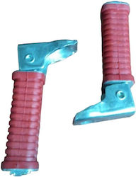 Nikme Foot Peg Μοτοσυκλέτας in Red Color 11820-247
