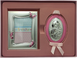 Prince Silvero Baby Keepsake Frame made of Silver for Girl