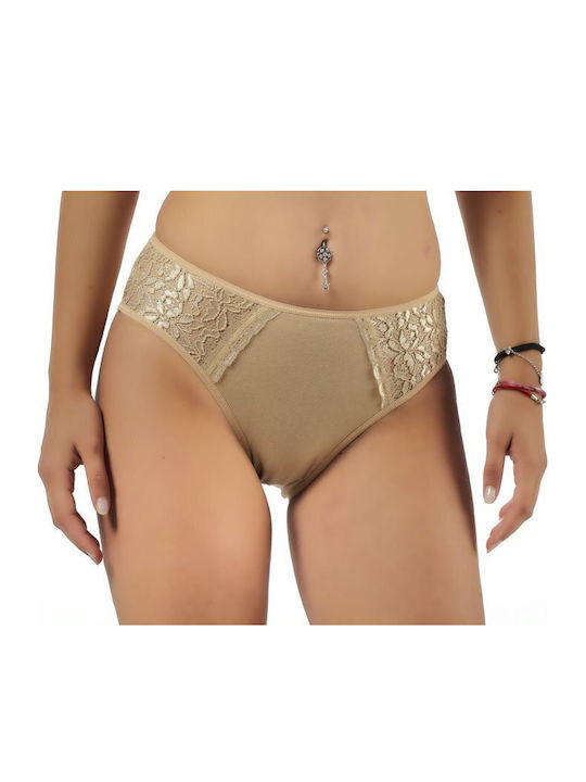 Cherry Underwear Slip με Δαντέλα Λευκό