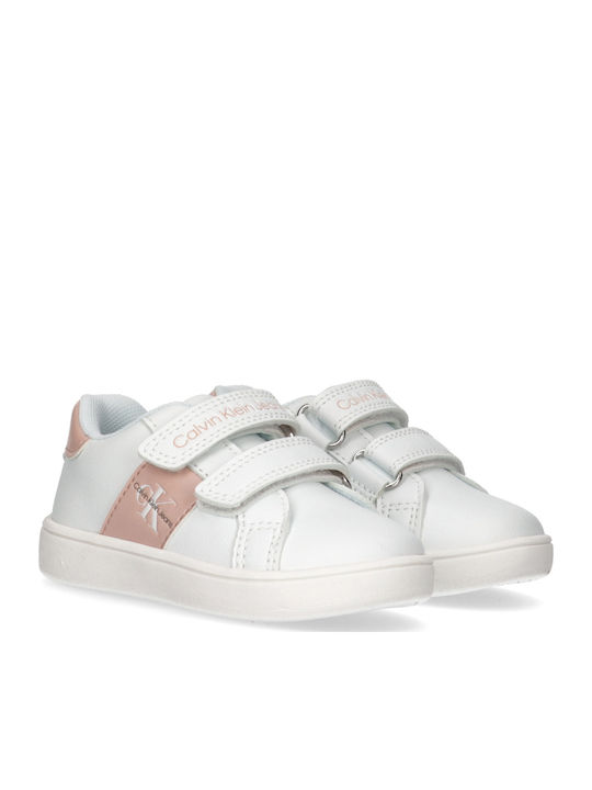 Παιδικά Sneakers με Σκρατς Λευκά