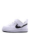 Court Borough Παιδικά Sneakers με Σκρατς Λευκά DV5458-104